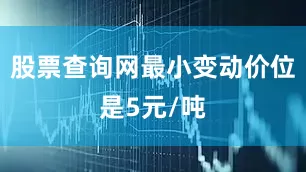 股票查询网最小变动价位是5元/吨